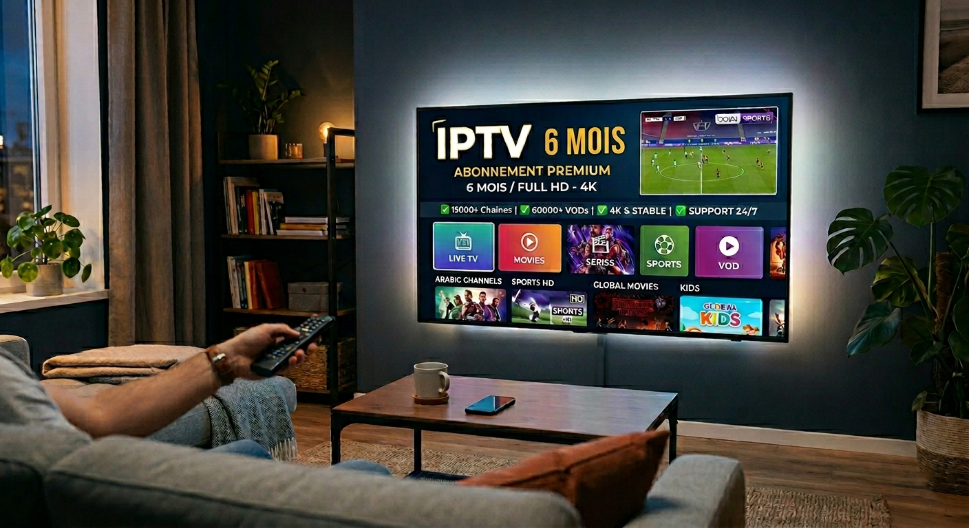 IPTV 6 Mois abonnement IPTV Premium